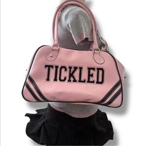 Pink Tickled Bowler Bag
